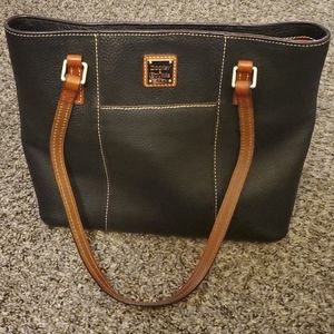 Dooney and Bourke purse, black and brown